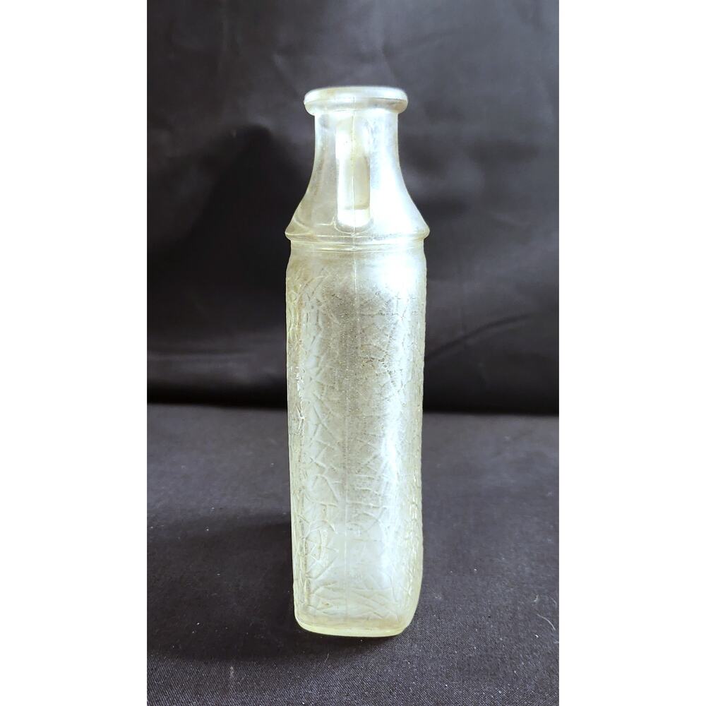 Owens Illinois Clear Glass Company Vinegar Oil Cruet Decanter Vintage Bottle - Picture 12 of 12